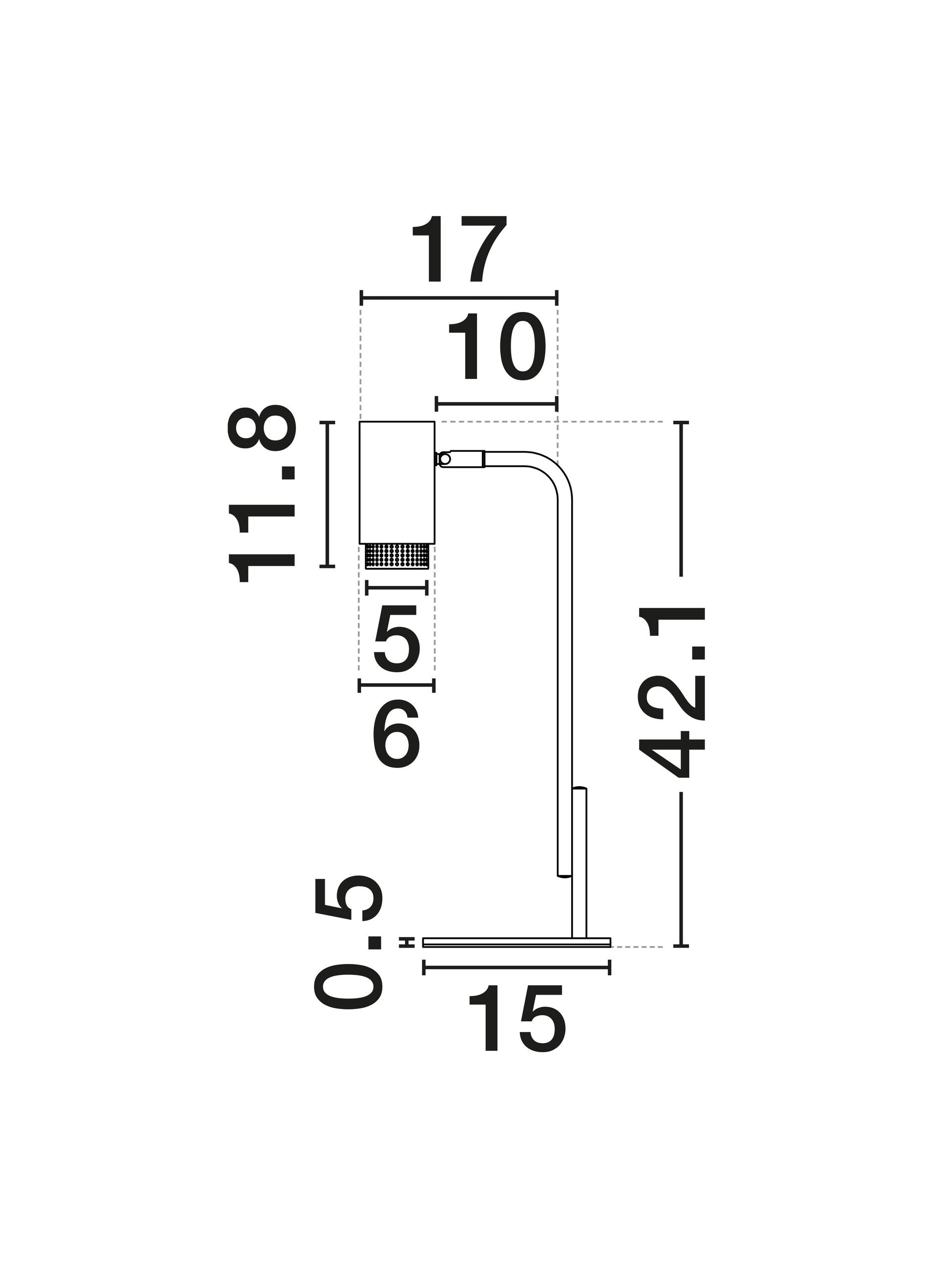 Висящо осветително тяло (пендел) NESSI 10W Златист алуминий D6 H42.1см