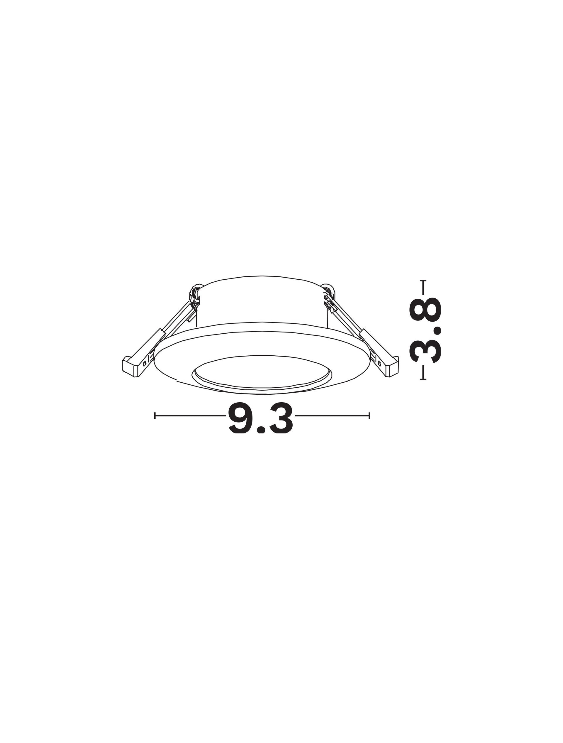 Техническо осветление TEX 35W Черен алуминий IP44