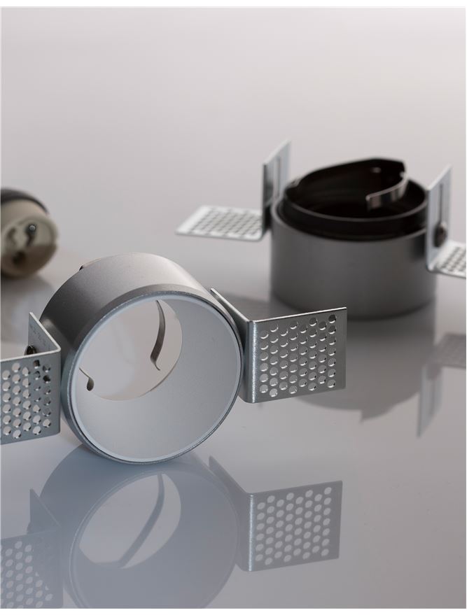 LED спот BRAD 50W Пясъчно бял алуминий GU10 без рамка IP20