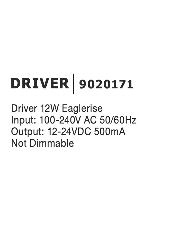 Аксесоар CC LED драйвер 12W 500mA Eaglerise не димируем