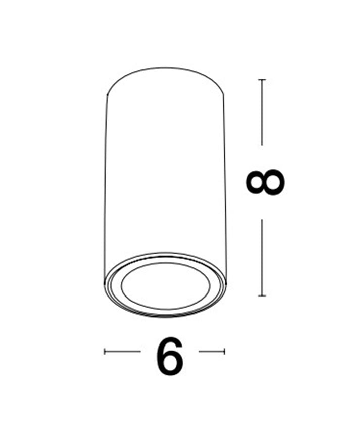 Техническо осветление LOYD LED MR16 13W Пясъчно бял ⌀6 H8см
