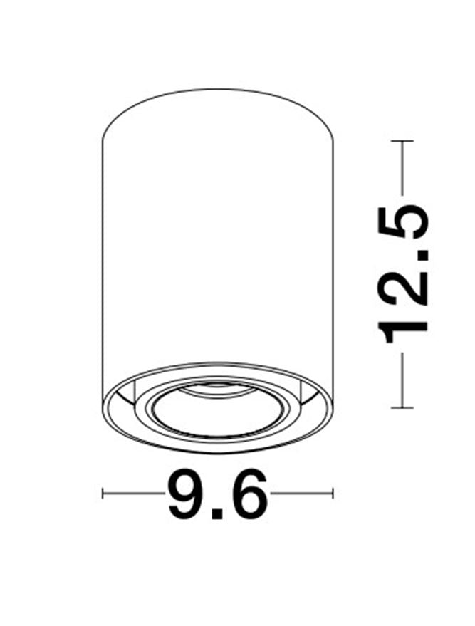 Техническо осветление ULTY 35W MR16 Пясъчно черен алуминий