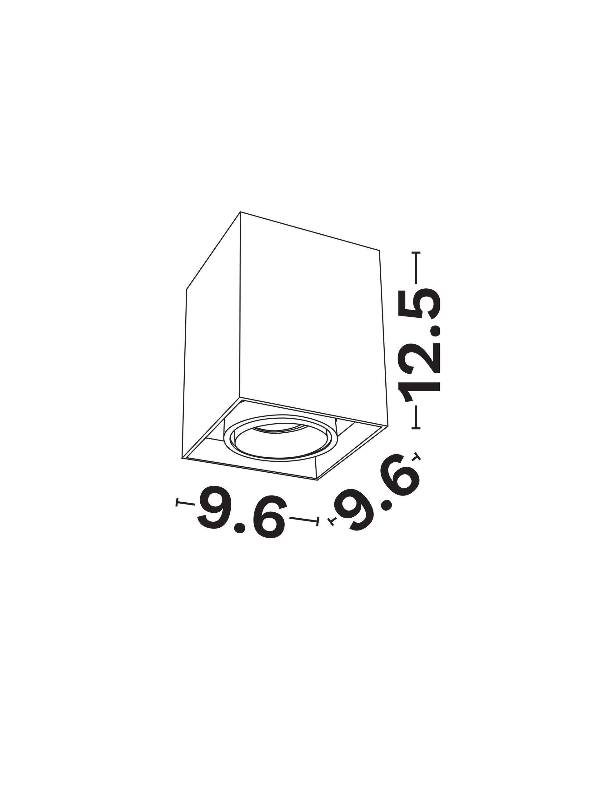 Техническо осветление RENDE 35W MR16 Пясъчно бял алуминий