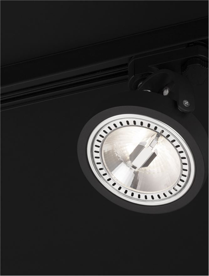 Техническо осветление THOMAS AR111 35W Пясъчно черен Алуминий