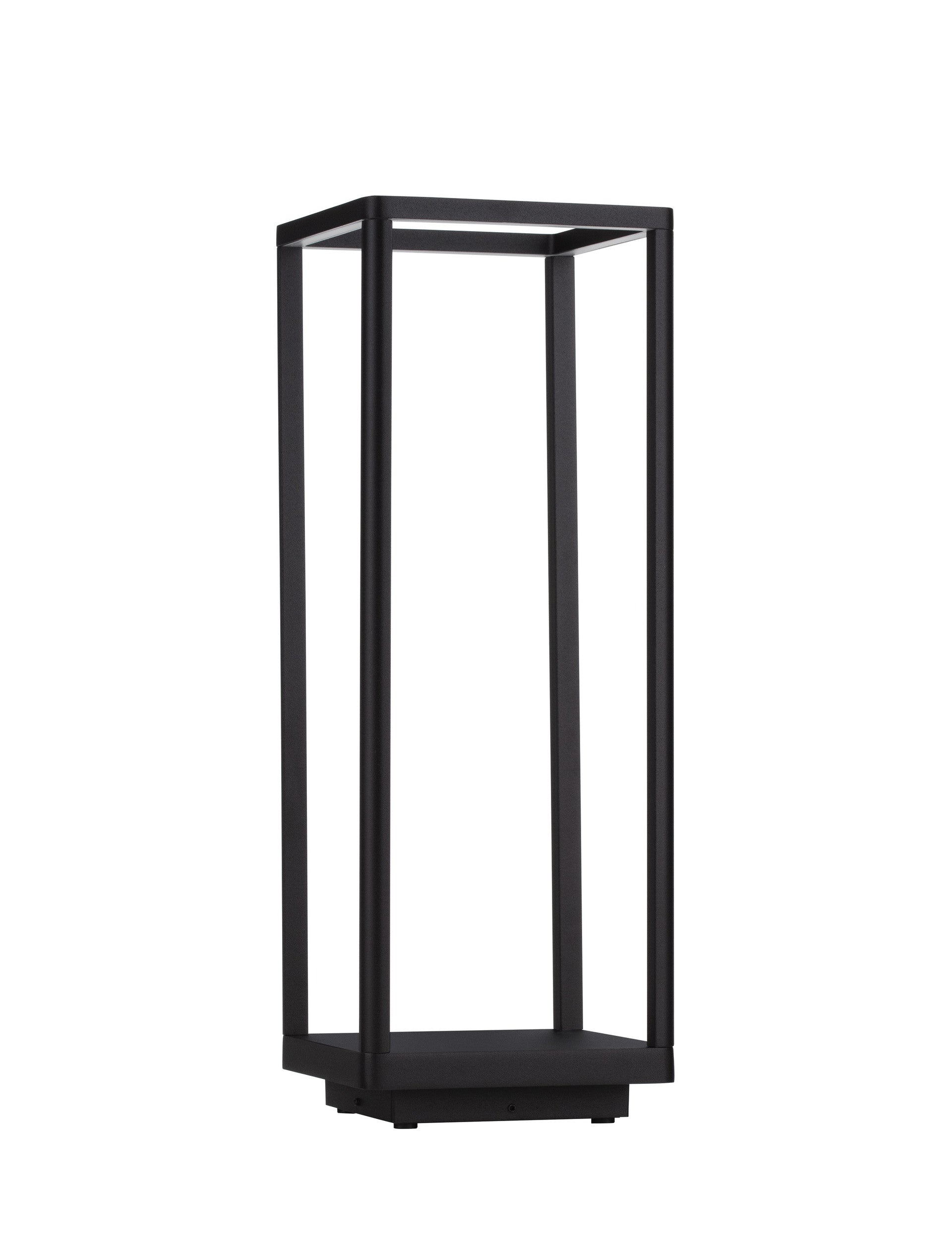Външен аплик AKMI LED 9W Тъмен антрацит алуминий и матиран поликарбонат L18 W18 H50см IP65