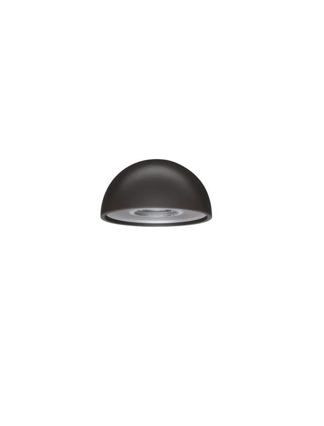 Външен аплик LUMO 1.6W LED Пясъчно черен леят алуминий мат поликарбонат