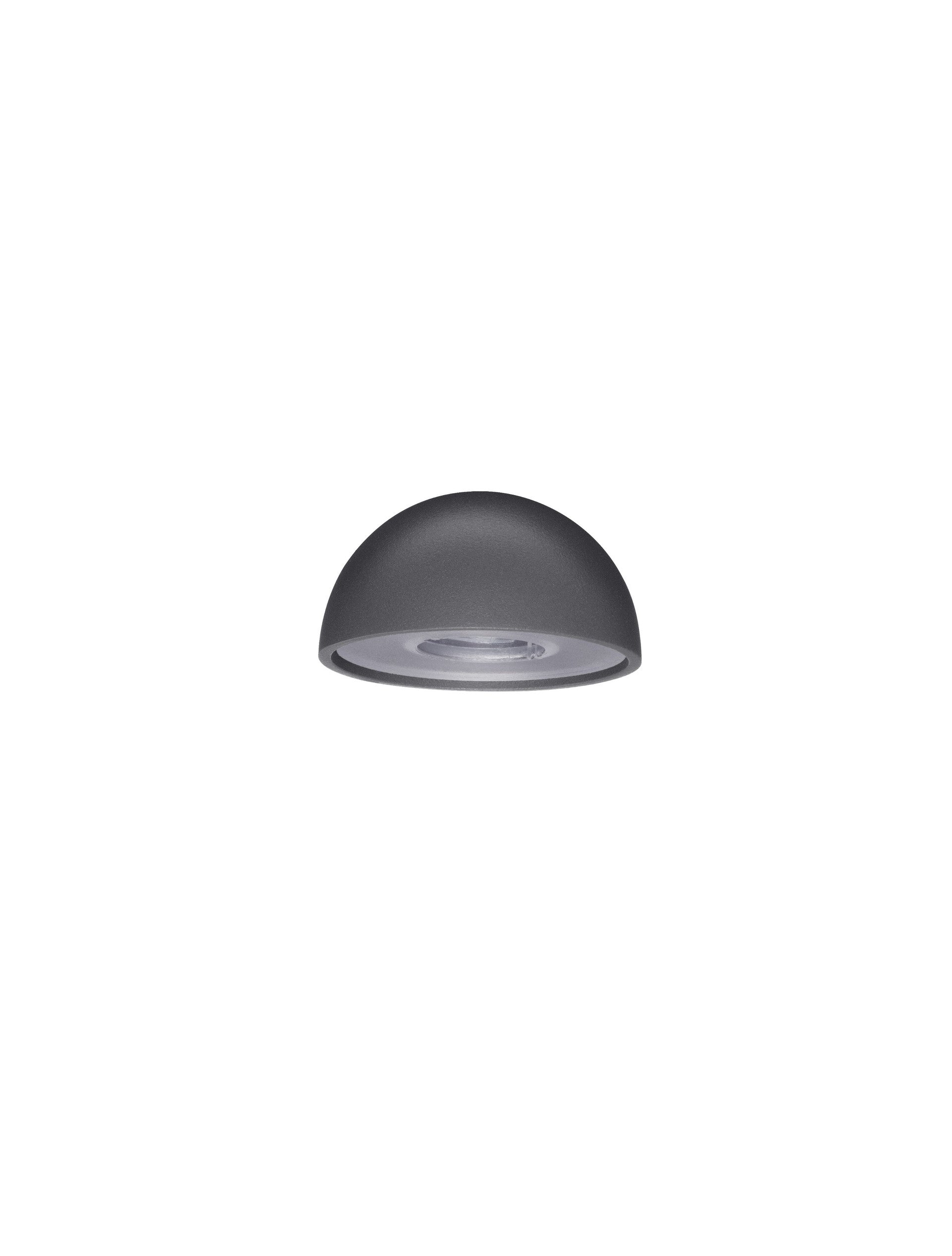 Външен аплик LUMO 1.6W LED Тъмен антрацит леят алуминий мат поликарбонат