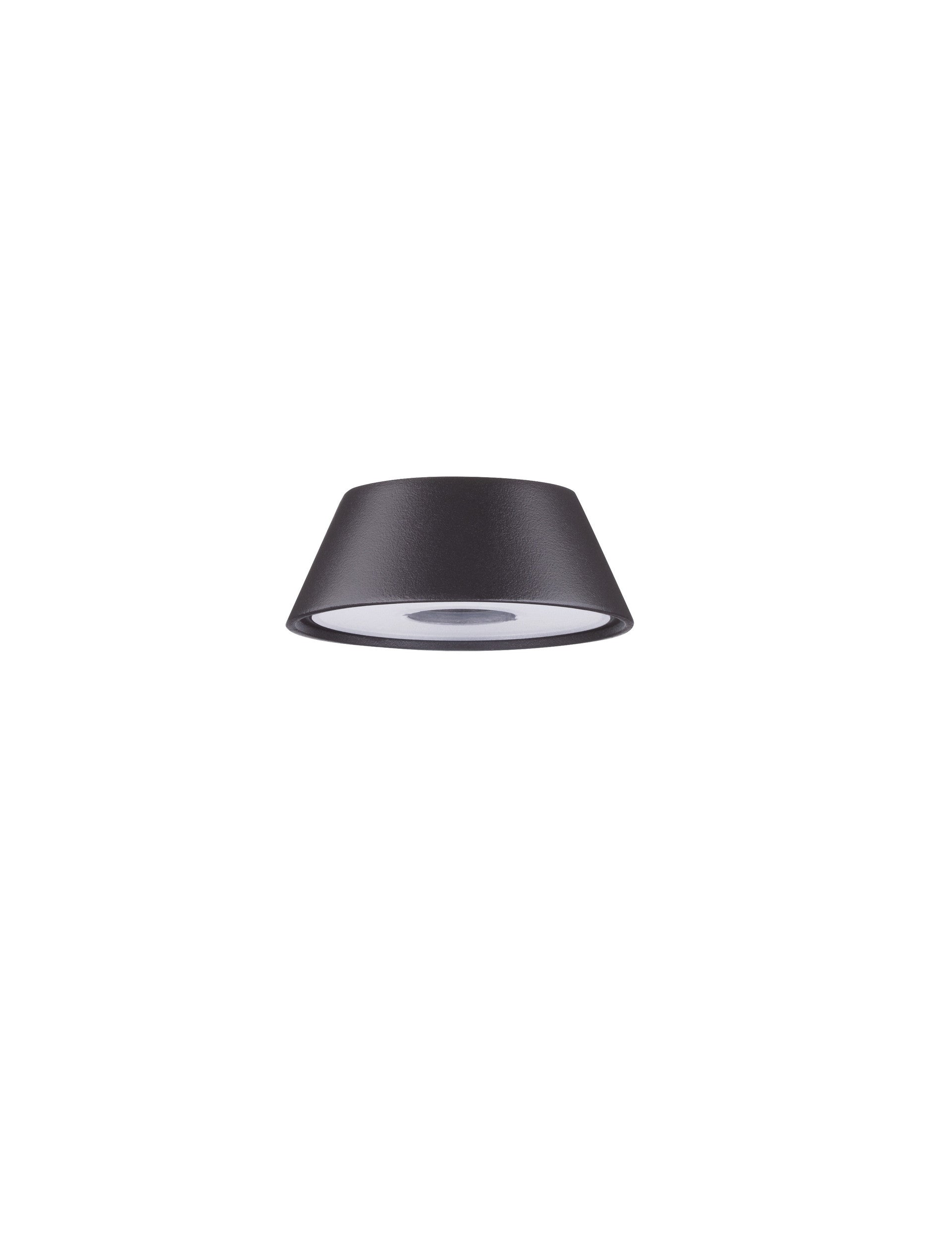 Външна стенна лампа LUMO 1.6W, пясъчночерна, лят алуминий и поликарбонат, матирана, IP54