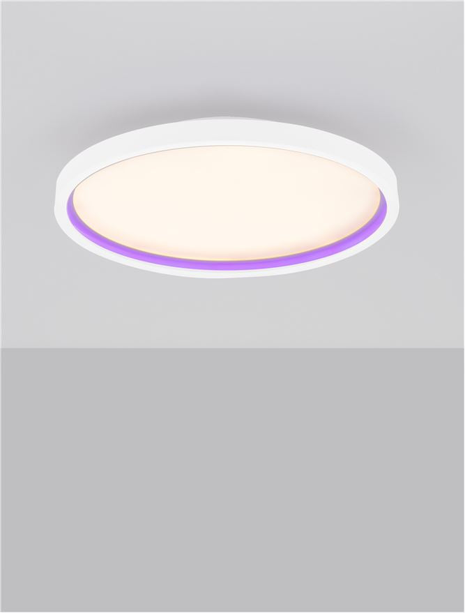 Висящо осветително тяло (пендел) CHET 30W Пясъчно бял RGB димируем