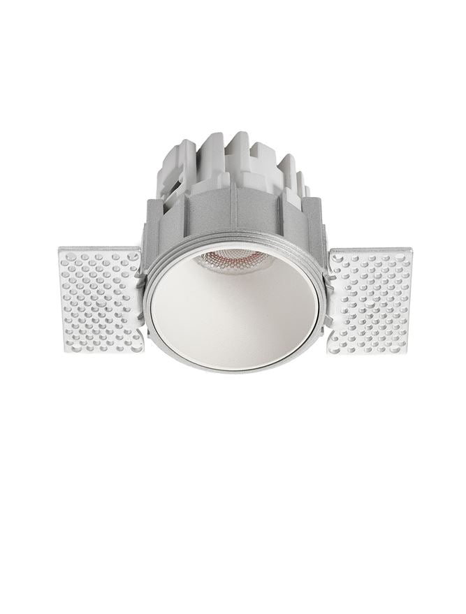 LED спот TALUS 10W 3000K Фиксиран безрамков Бял ⌀55 H65мм IP44