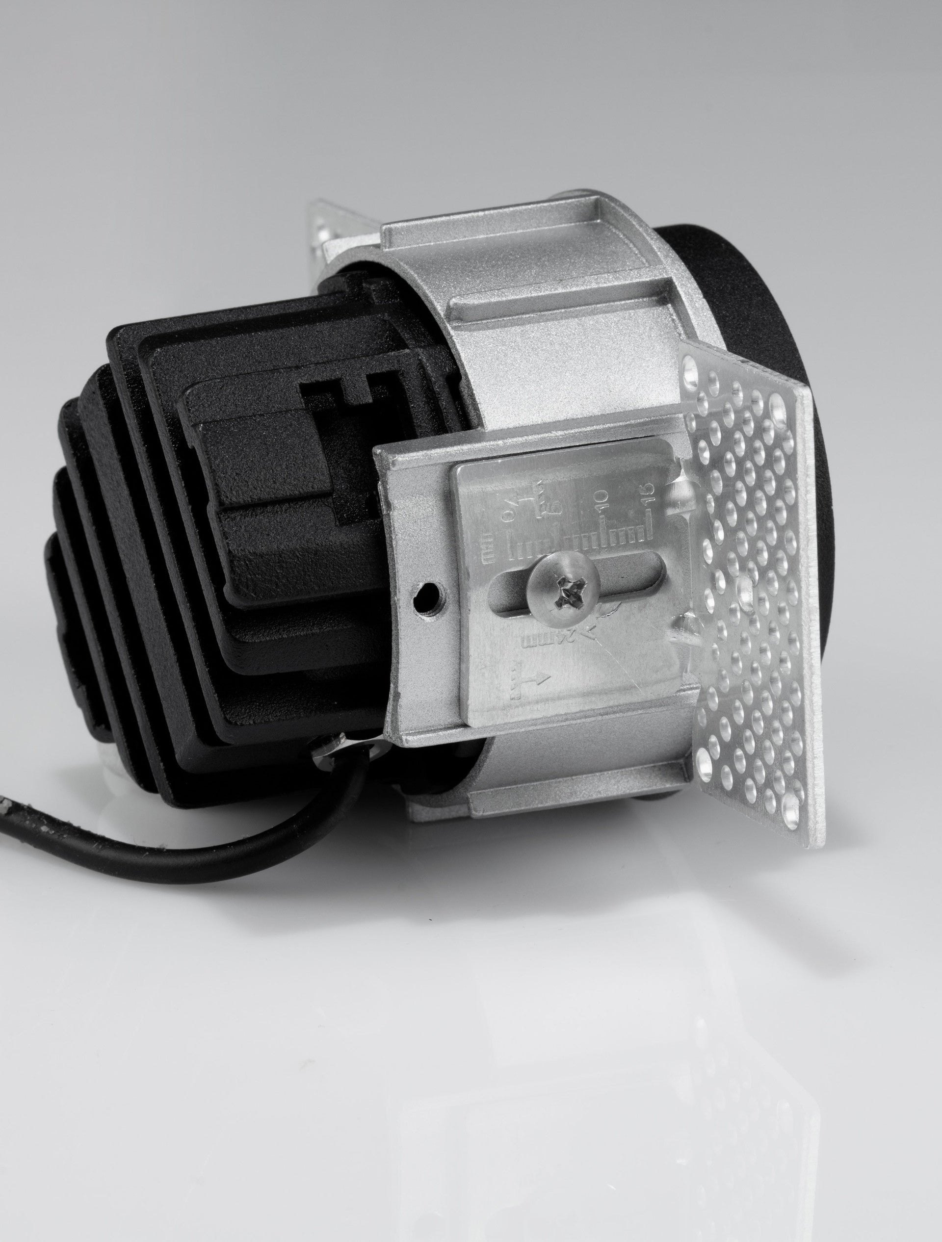 LED спот TALUS 10W 3000K Фиксиран безрамков Черен ⌀55 H65мм IP44