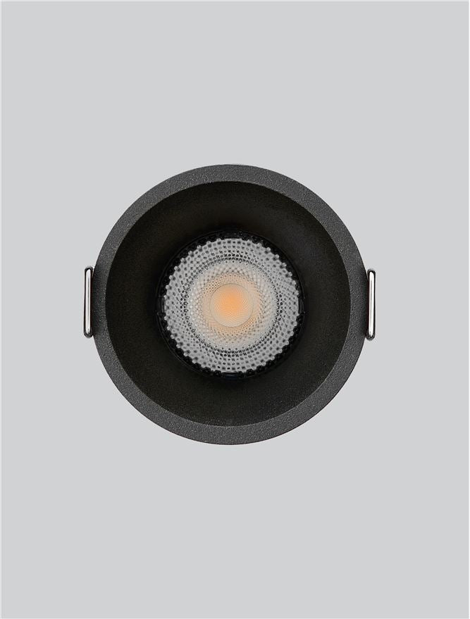 LED спот TALUS 10W 3000K Фиксиран безрамков Черен ⌀55 H65мм IP44