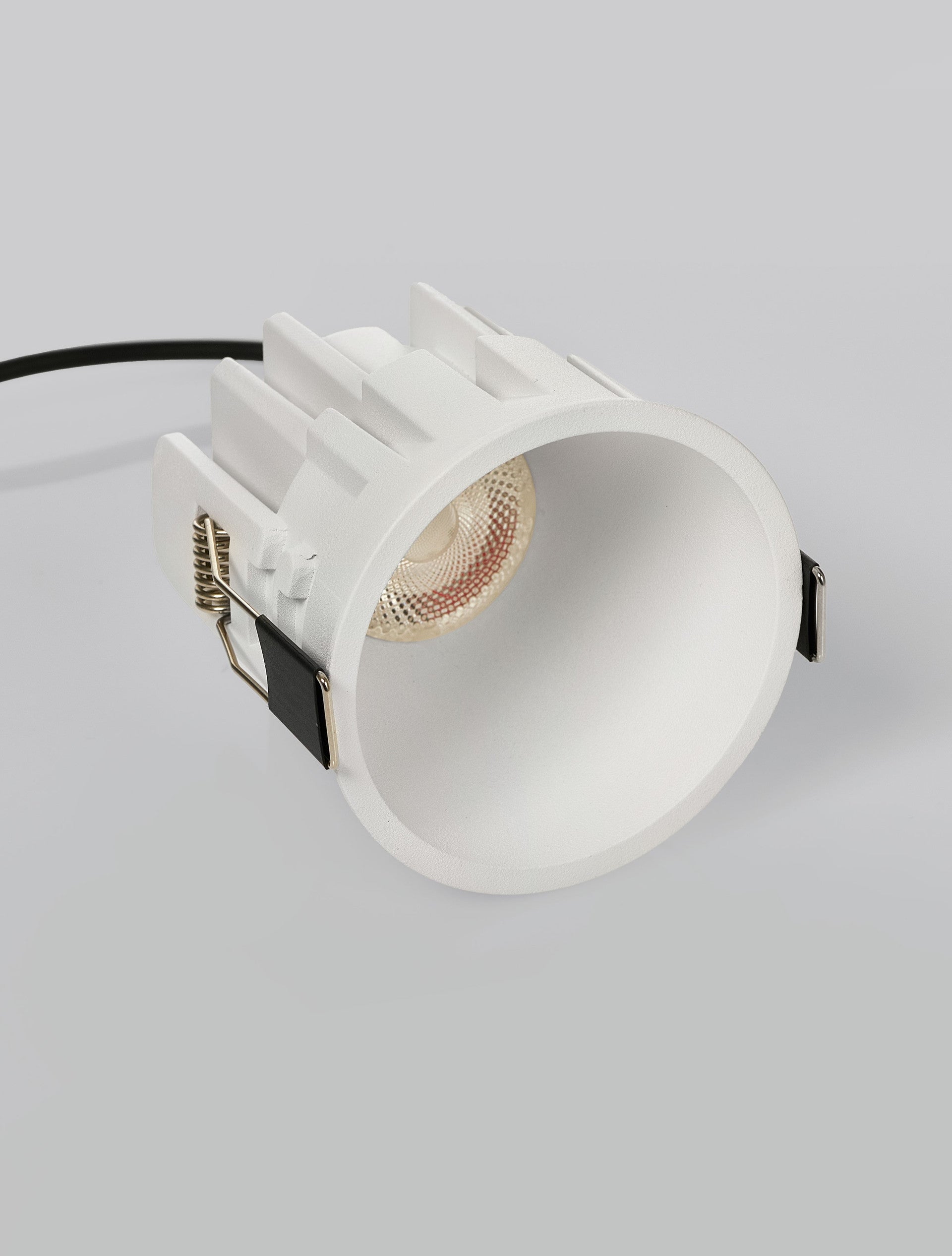LED спот CIRRUS 13W 3000K Фиксиран безрамков Бял ⌀73 H68мм IP44