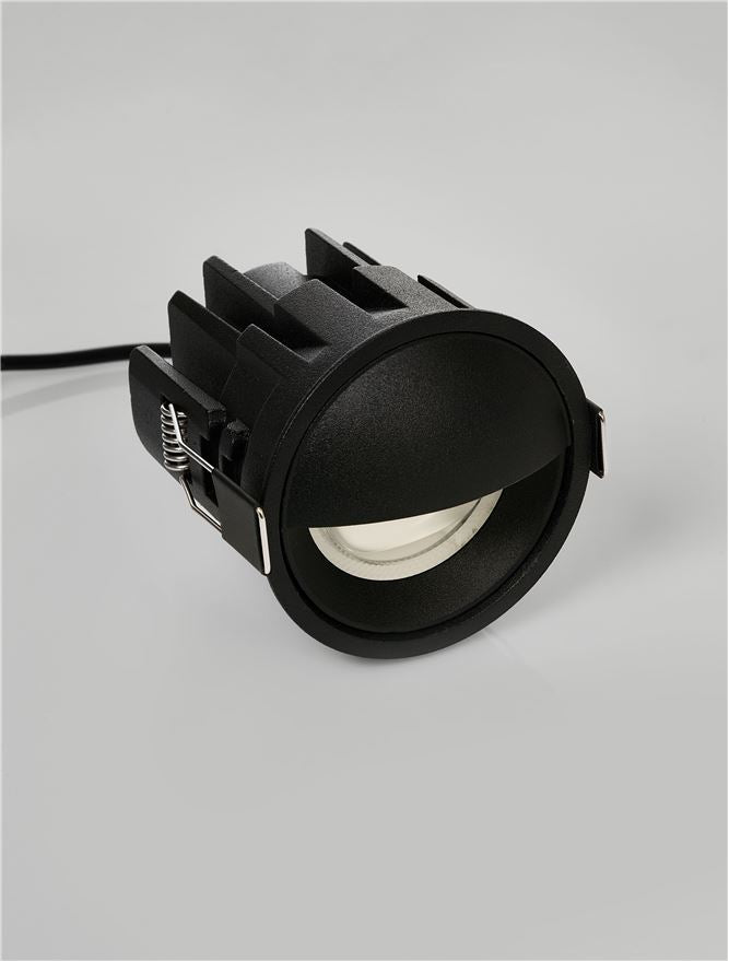 LED спот CIRRUS 13W 3000K Фиксиран черен Wall Washer ⌀73 H78мм