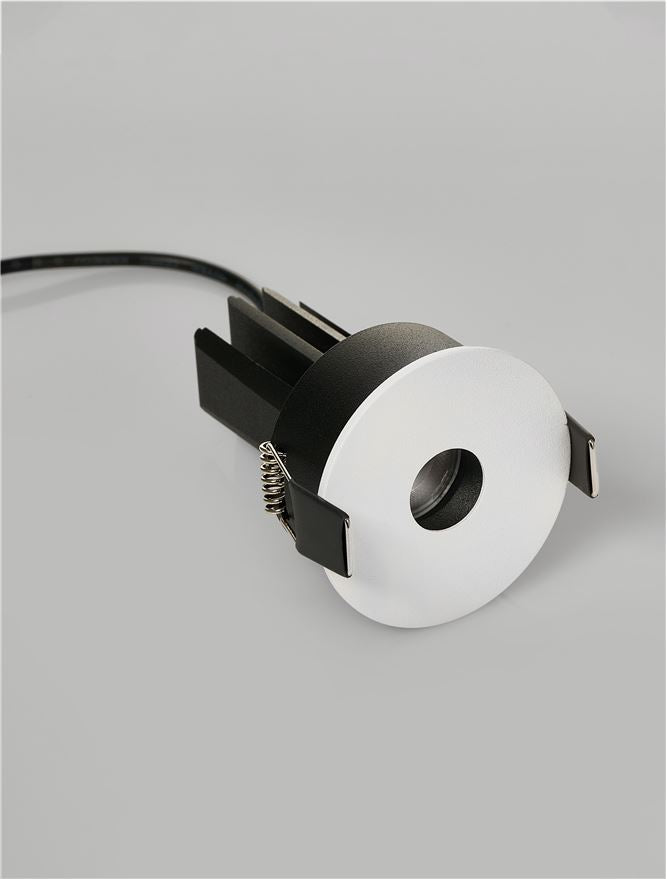 LED спот HOLLOW 7W 3000K Регулируем безрамков Бял ⌀60 H82мм
