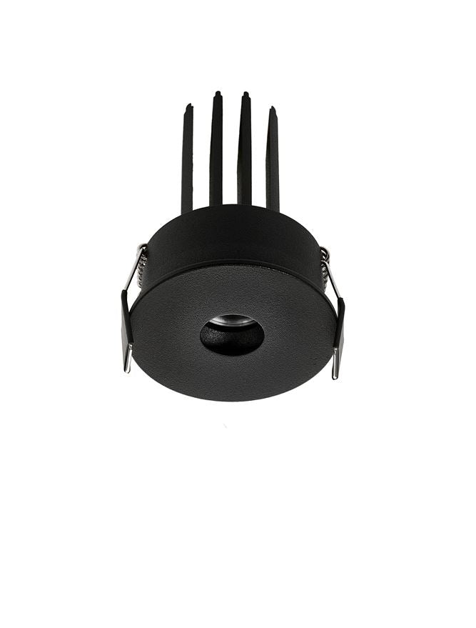 LED спот HOLLOW 7W 3000K Регулируем безрамков Черен ⌀60 H82мм