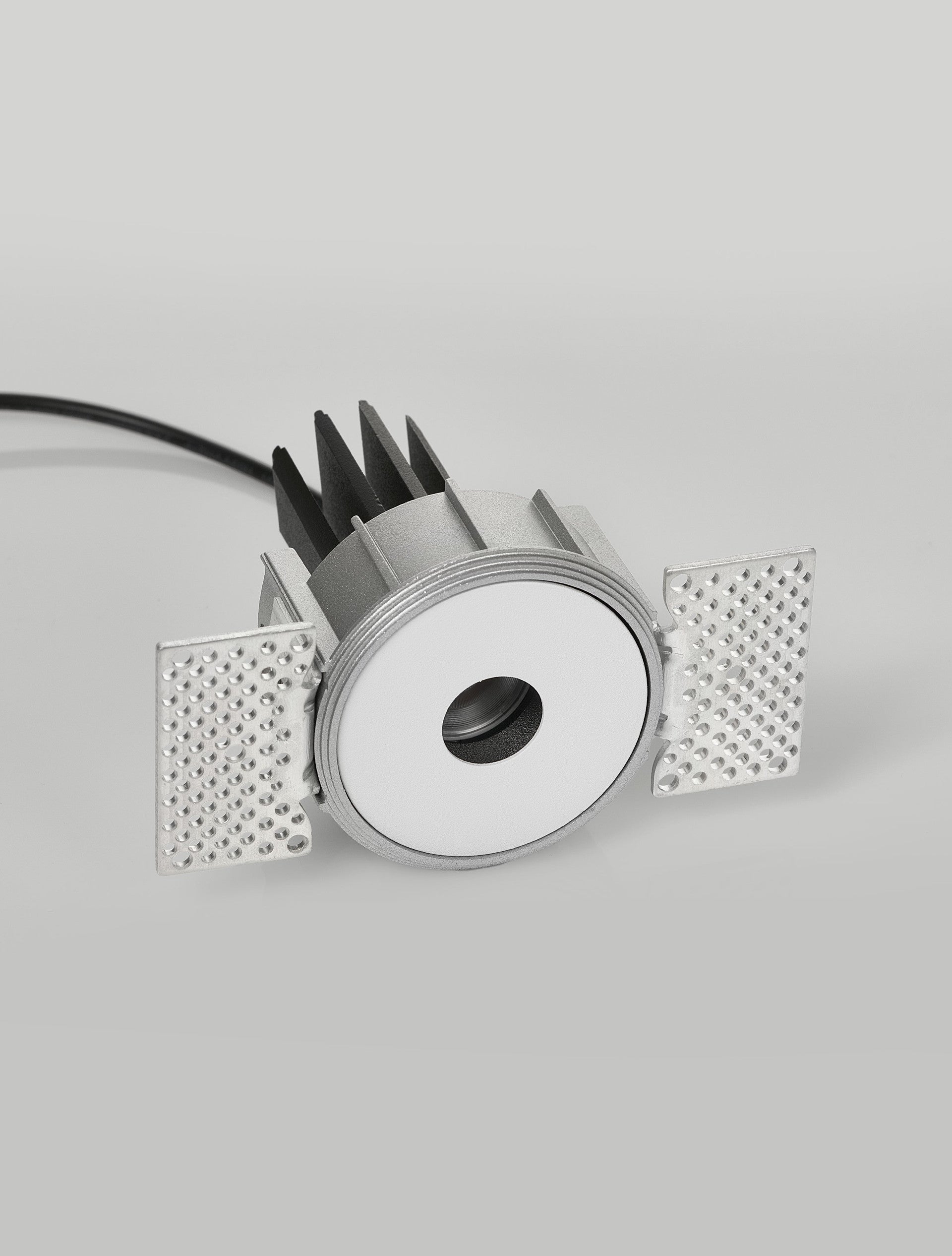 LED спот HOLLOW 7W 3000K Регулируем безрамков Бял Pinhole ⌀55 H89мм