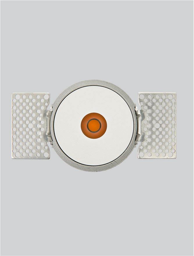 LED спот HOLLOW 7W 3000K Регулируем безрамков Бял Pinhole ⌀55 H89мм