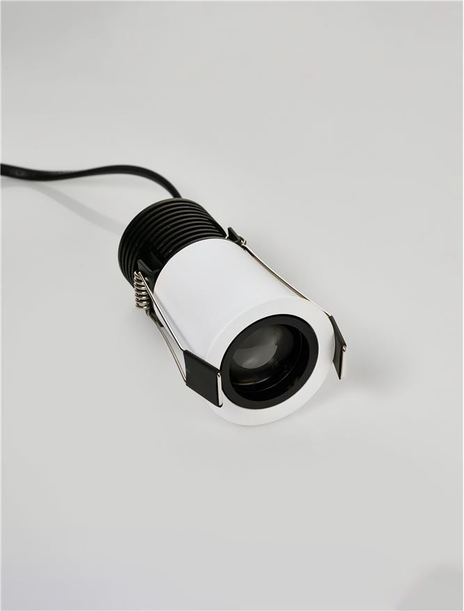 LED спот OTTO LENS 7W 3000K Регулируем Бял ⌀50 H87мм