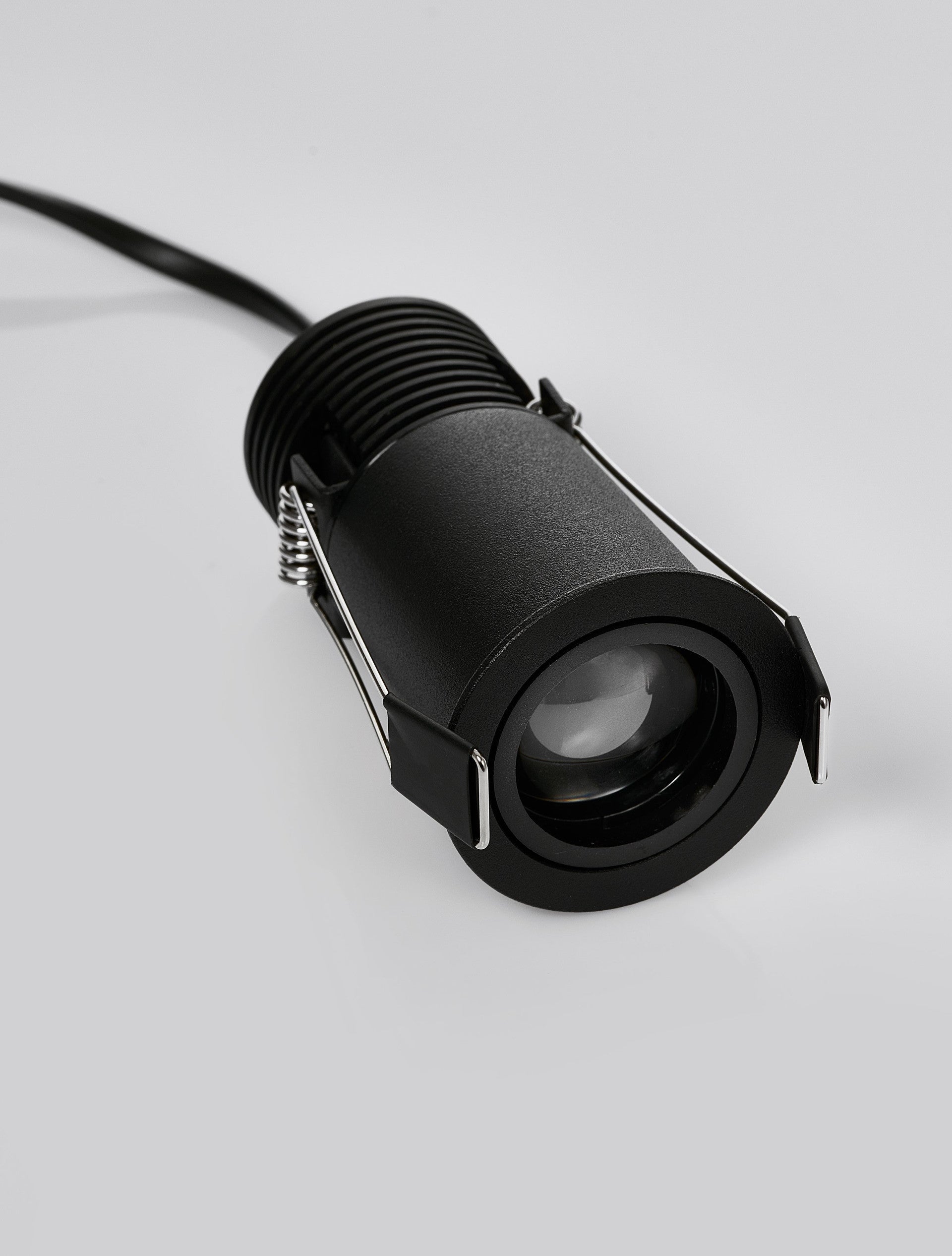 LED спот OTTO LENS 7W 3000K Регулируем Черен ⌀50 H87мм