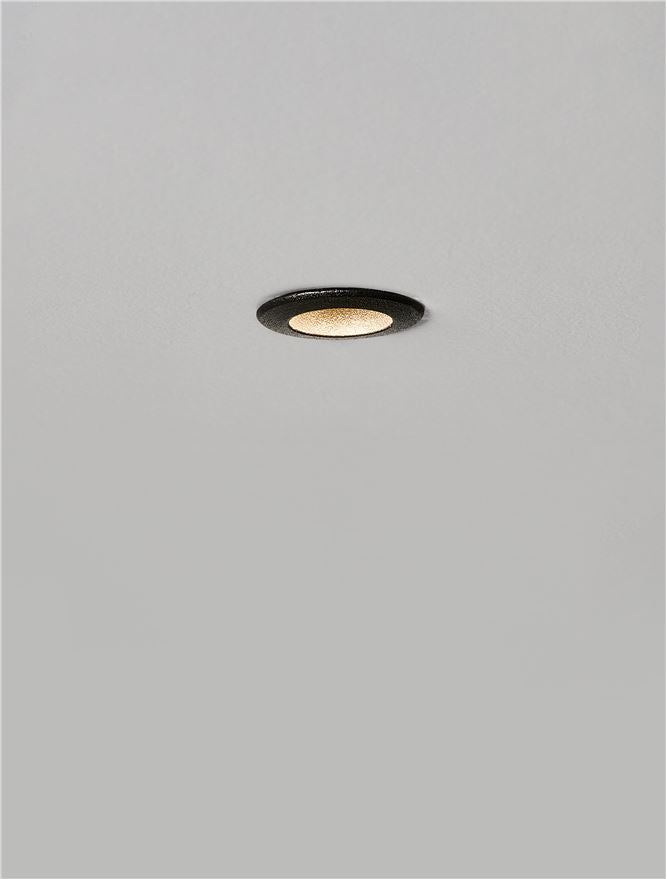 LED спот LOGGIA 1W Матово черен Ø30 H22мм 3000K IP20