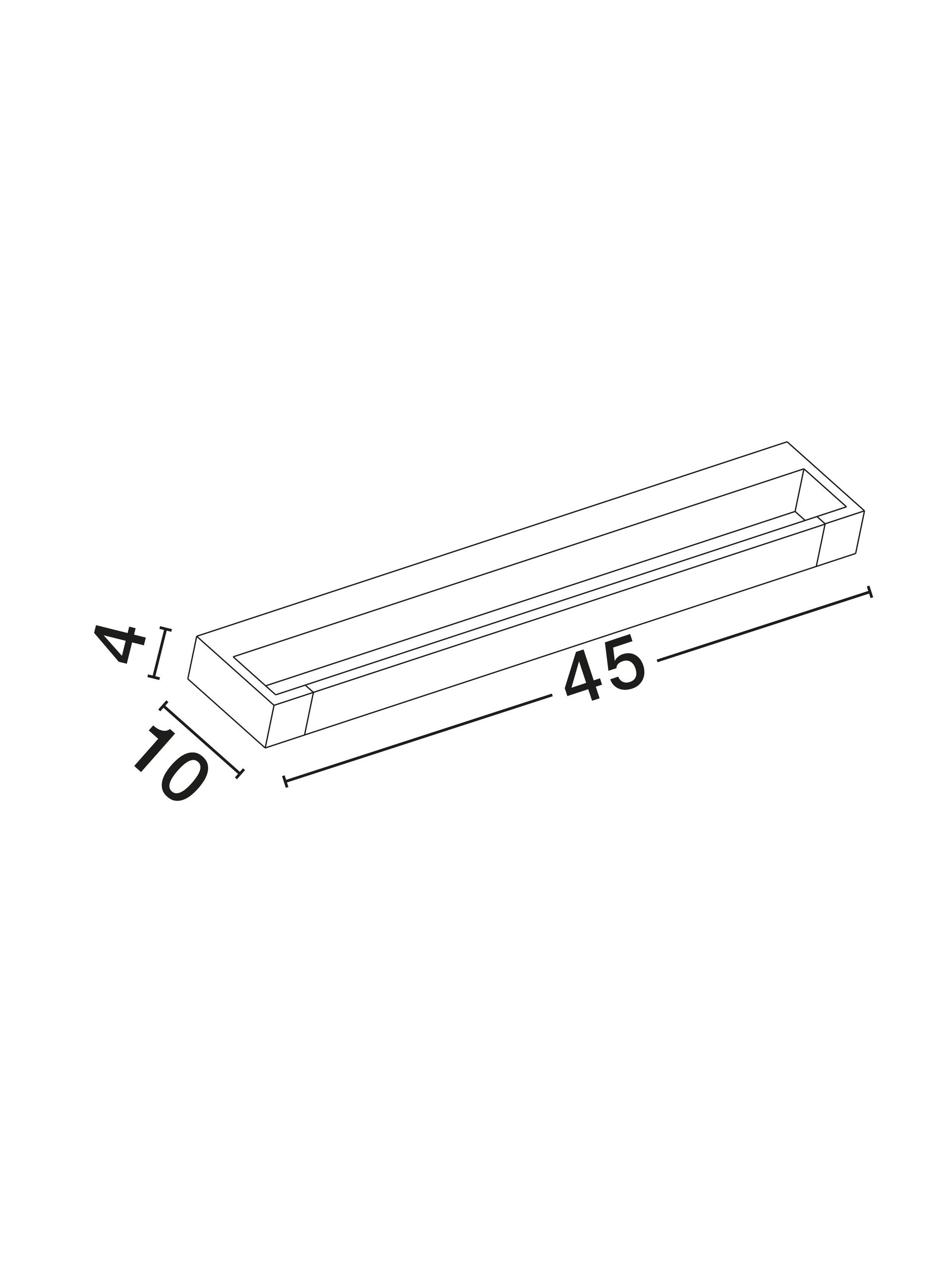 Висяща лампа ARGA 12W LED Пясъчнобял алуминий Д45 Ш10 В4см
