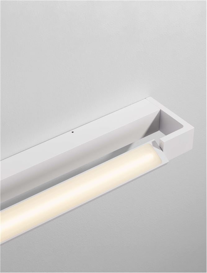 Висящо осветително тяло (пендел) ARGA 17W LED Пясъчно бял алуминий L60 W10 H4.2см