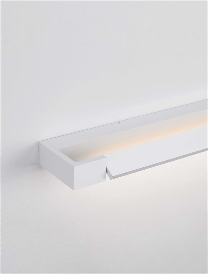 Висящо осветително тяло (пендел) ARGA 17W LED Пясъчно бял алуминий L60 W10 H4.2см