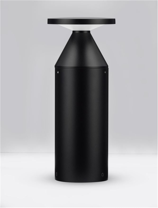 Външен аплик NEVE LED 11W Пясъчно черен алуминий ⌀13 H30см IP65