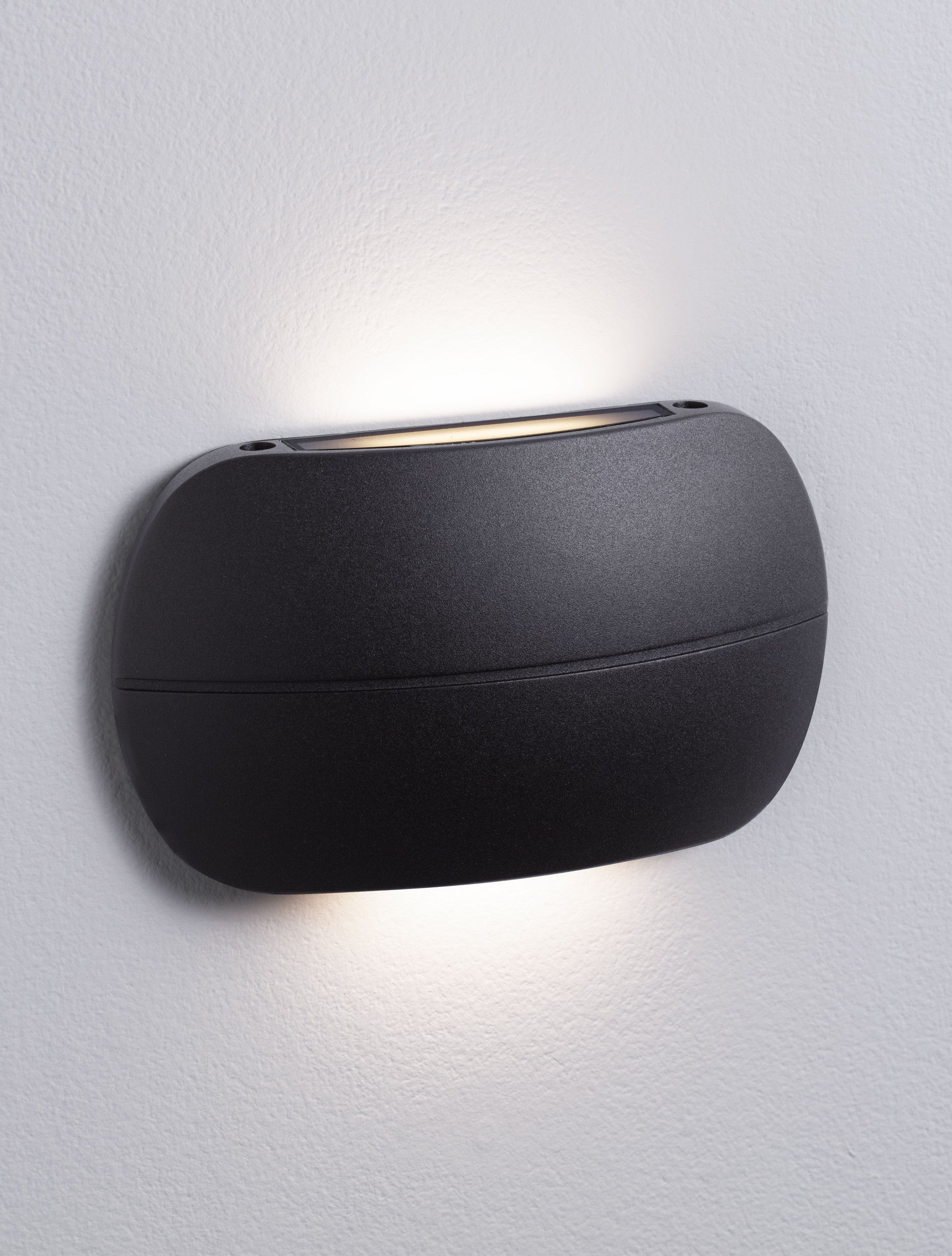 Външен аплик PRATO 10W LED Пясъчно черен алуминий и стъкло IP65 3000K