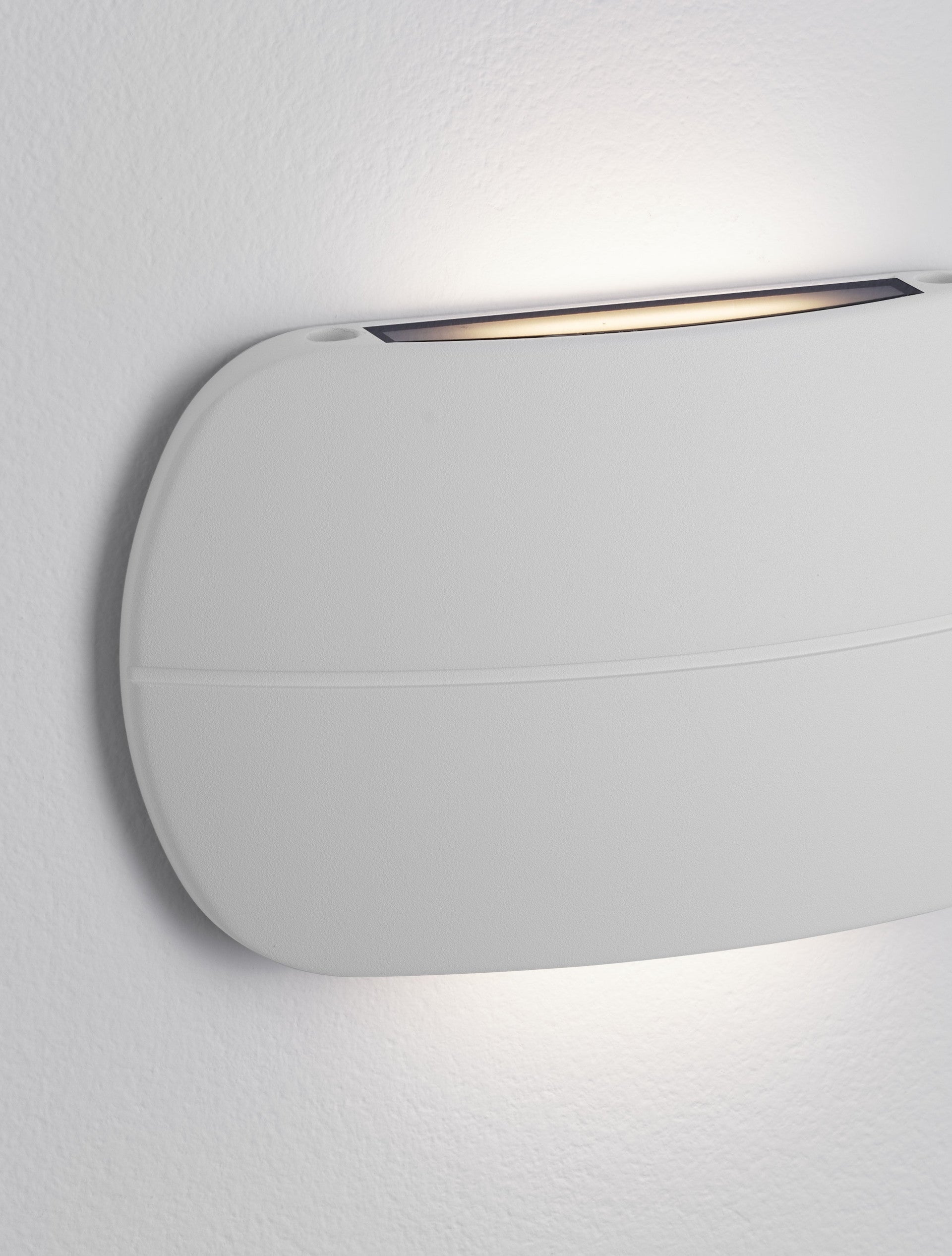Външен аплик PRATO 10W LED Пясъчно бял алуминий и стъкло IP65 3000K