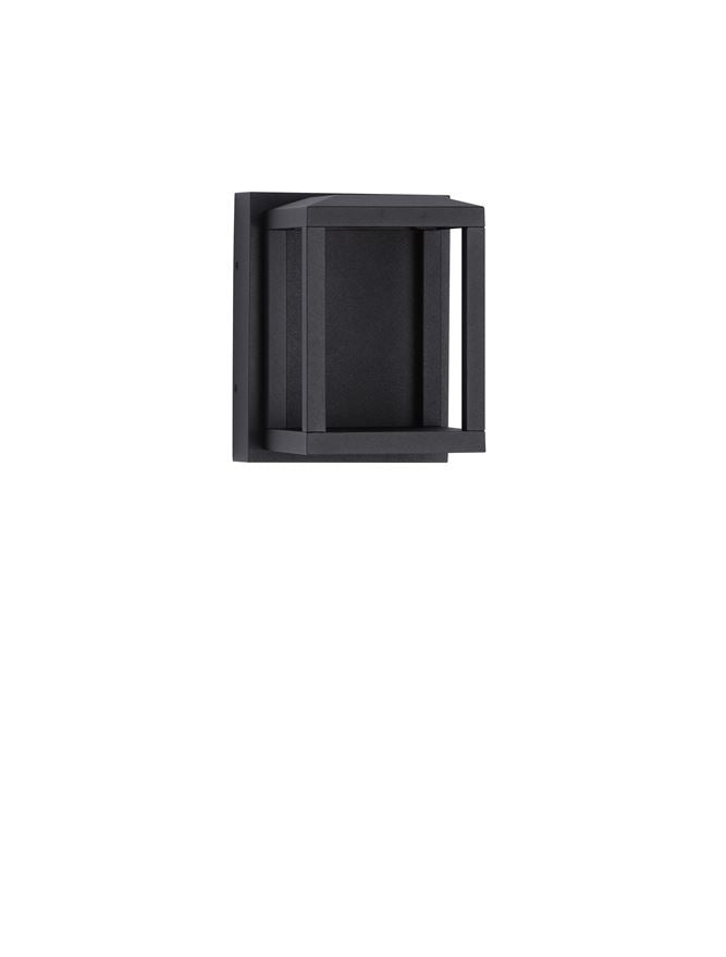 Градинска лампа PRIVE 9W Пясъчно черен алуминий и стъкло IP65