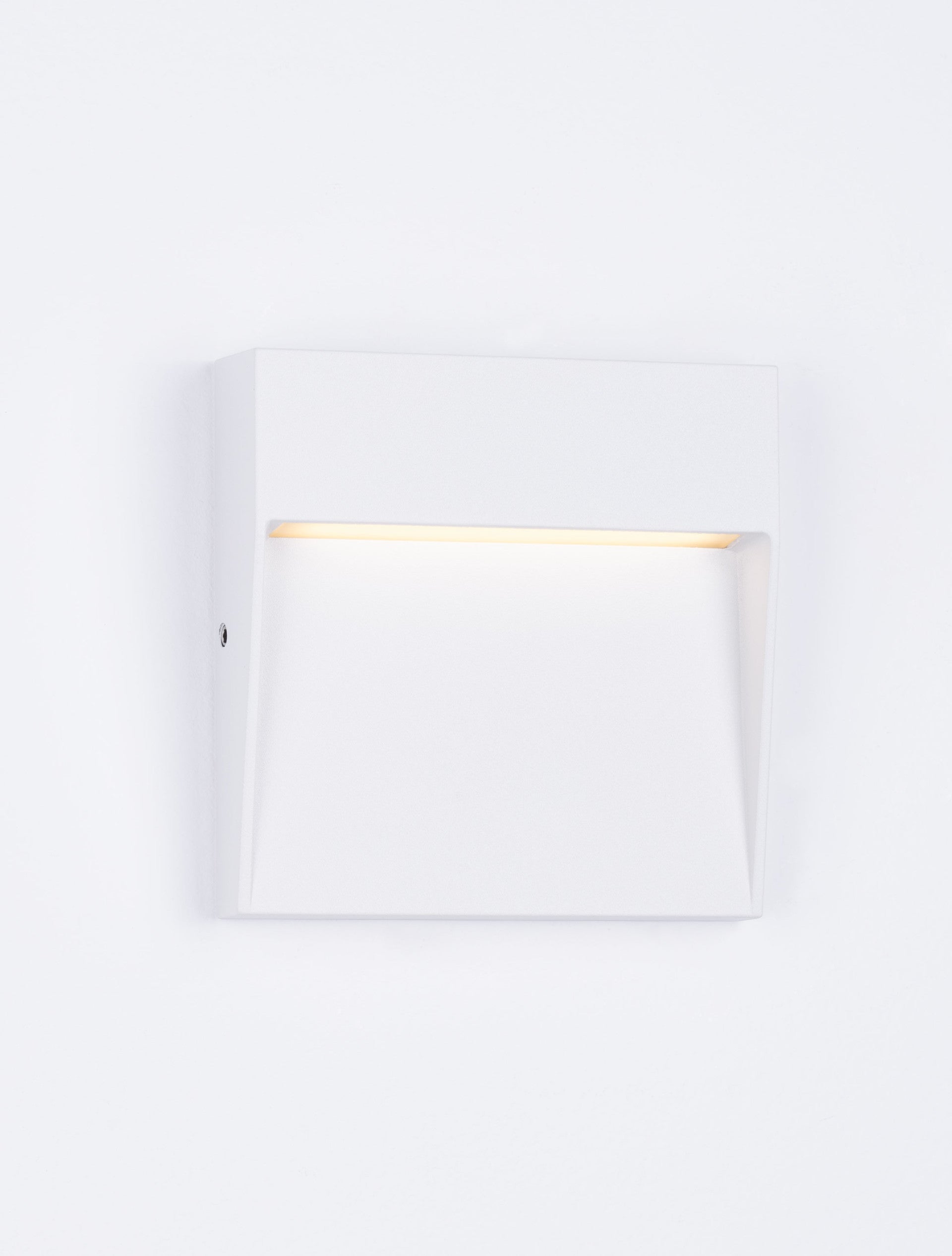 Външен аплик TOBY 3W LED Пясъчно бял алуминий и поликарбонат IP54 L10.5 W2.2 H10.5см