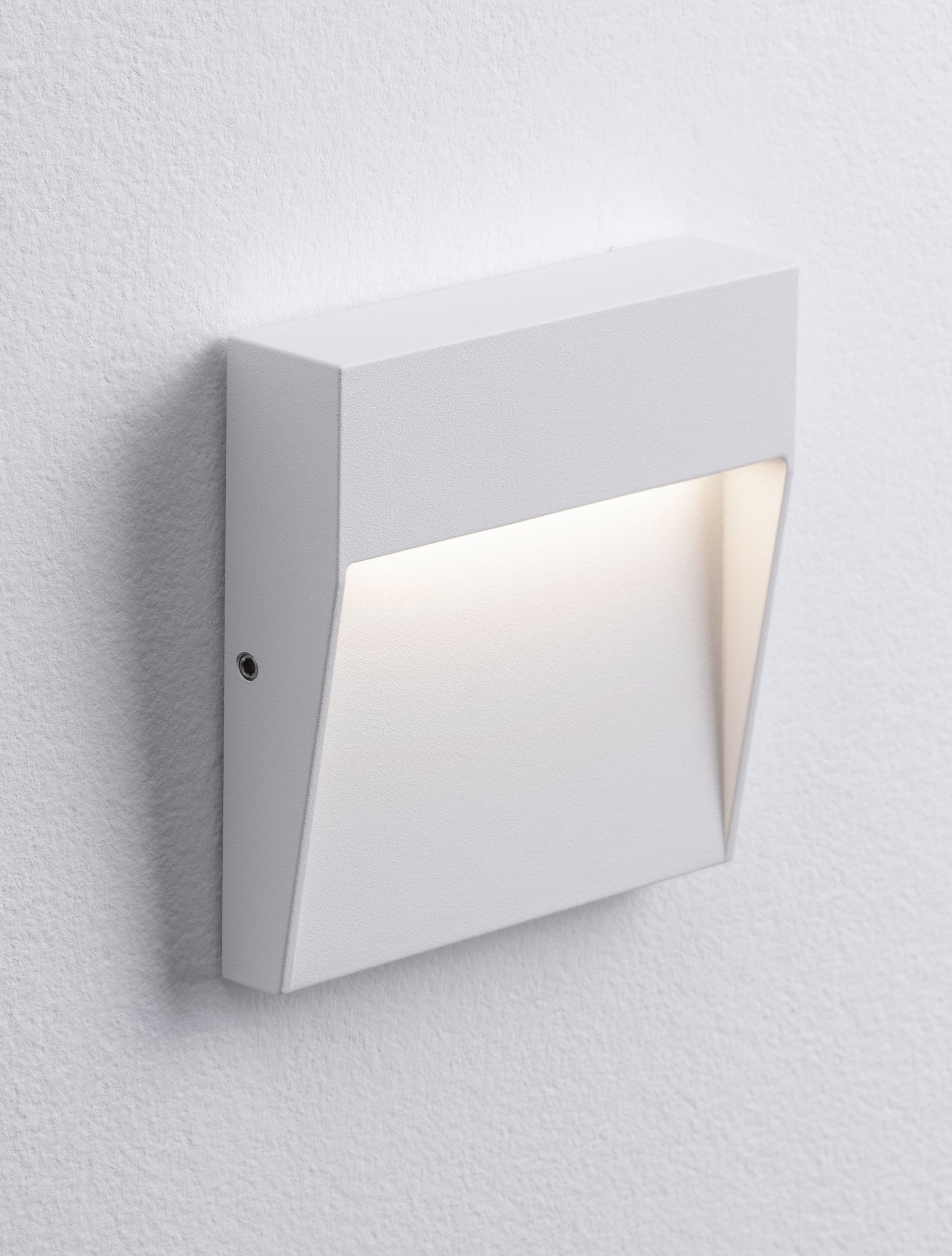 Външен аплик TOBY 3W LED Пясъчно бял алуминий и поликарбонат IP54 L10.5 W2.2 H10.5см