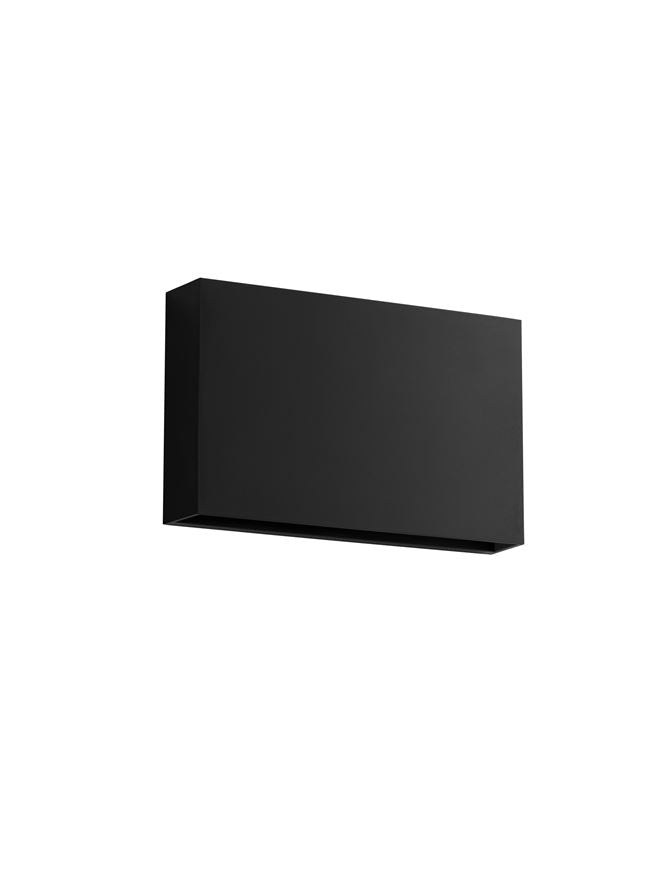 Външен аплик YOKO 13W LED Пясъчно черен акрил и поликарбонат IP65 3000K