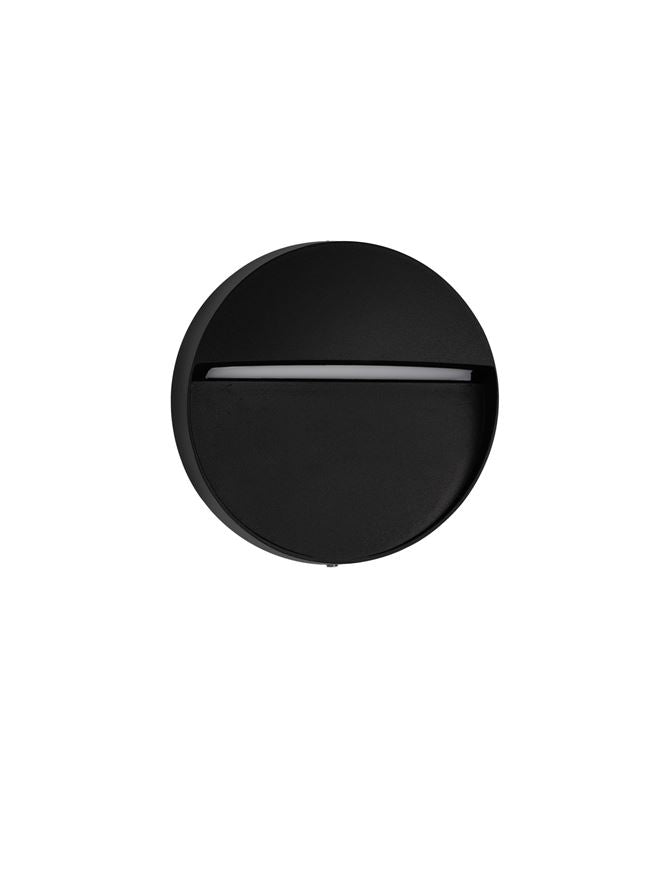 Външен аплик NECTAR 3W LED Тъмен антрацит алуминий и поликарбонат IP65 ⌀12 H2.8см