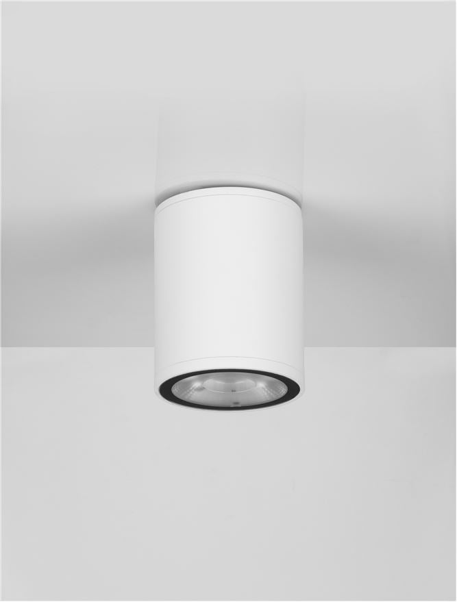 Външен аплик LUMINA 9W Пясъчно бял алуминий