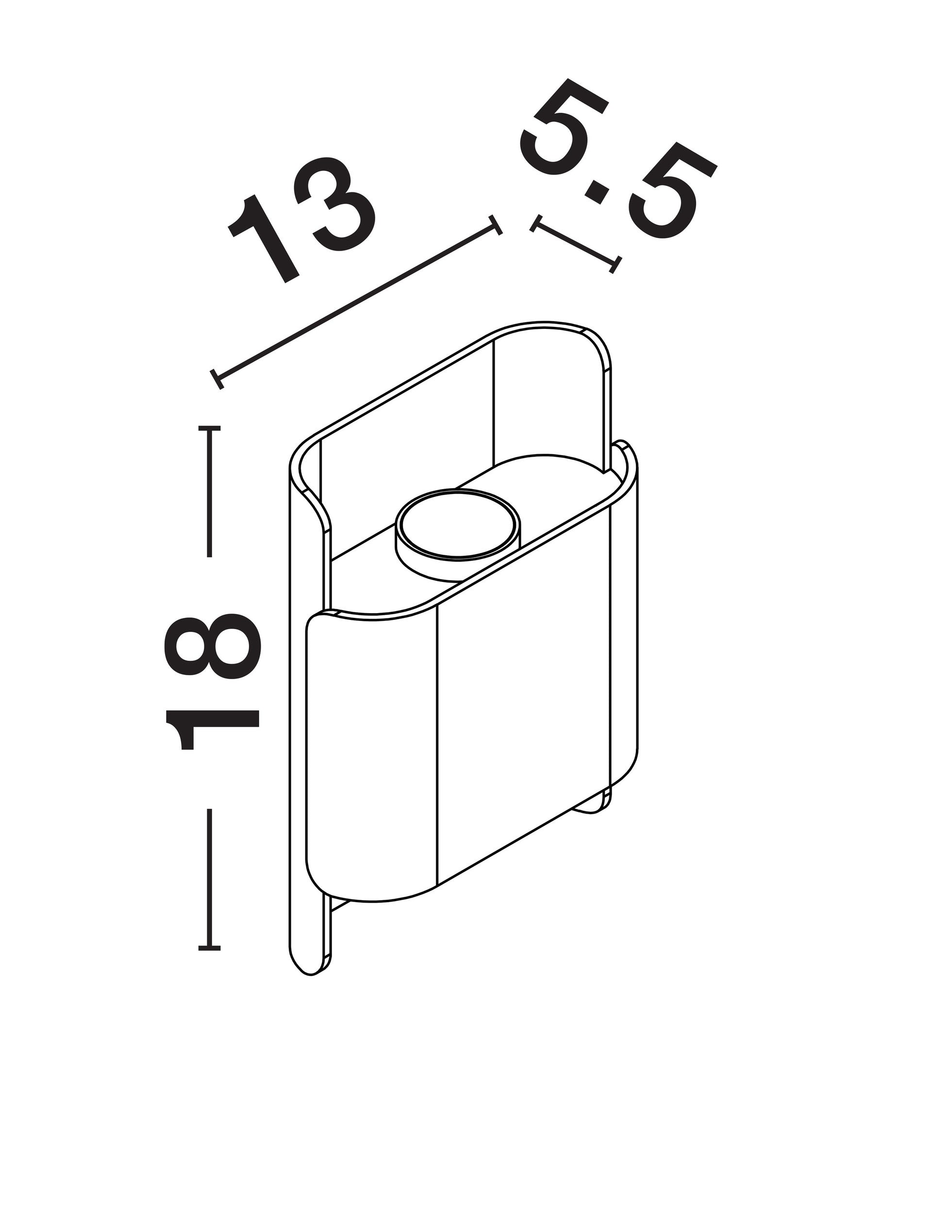 Външен аплик POLLY 10W Пясъчно черен алуминий