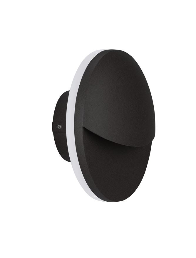 Външен аплик PAN 9W LED Тъмен антрацит алуминий и прозрачно стъкло IP65 ⌀15