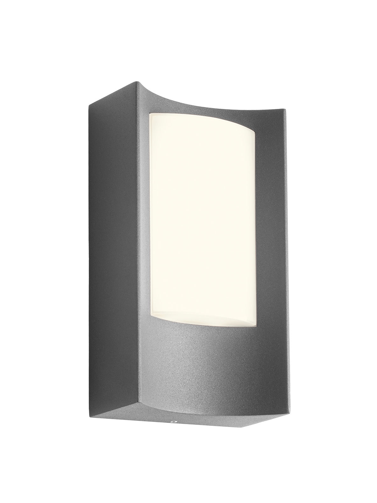 WARP LED стенен аплик SMD 8W IP44 тъмно сив 3000K