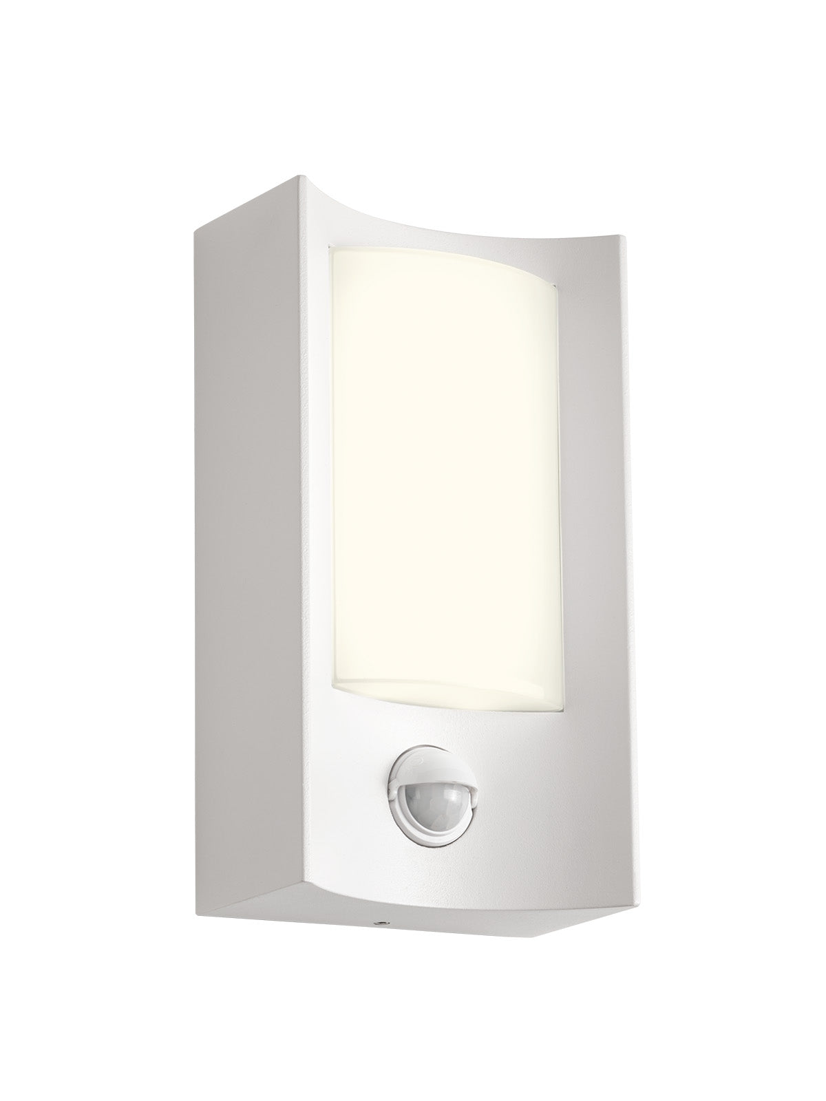 WARP LED стенен аплик с сензор SMD 8W IP44 бял 3000K