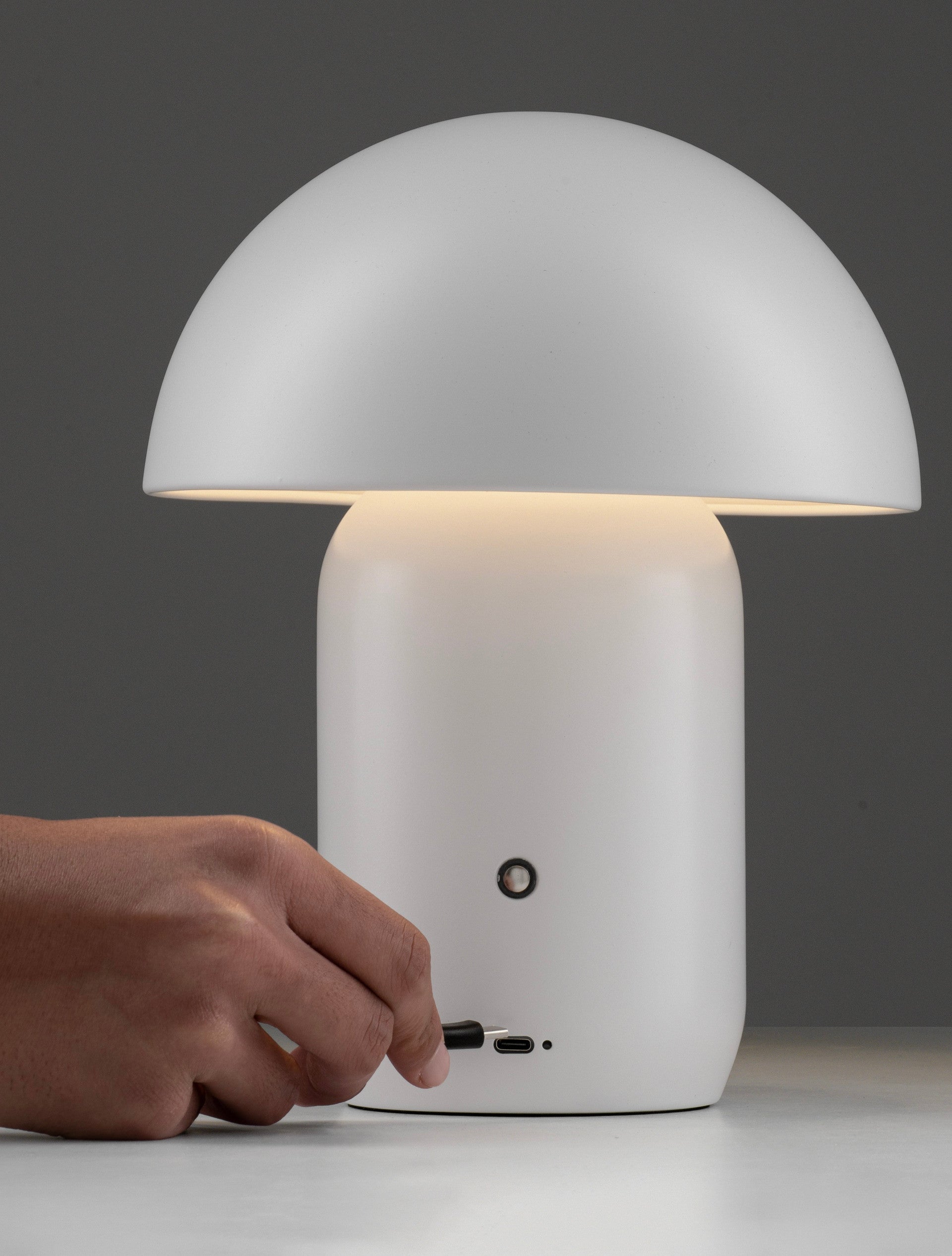 Висящо осветително тяло (пендел) POIS 2W Матово бял стомана