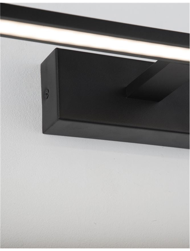Висящо осветително тяло (пендел) MONDRIAN 12W LED Пясъчно черен алуминий и акрил IP44