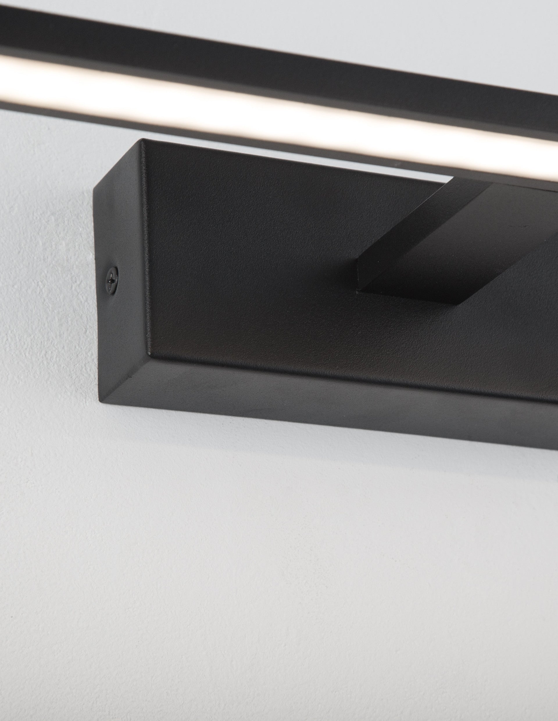 Висящо осветително тяло (пендел) MONDRIAN 12W LED Пясъчно черен алуминий и акрил IP44
