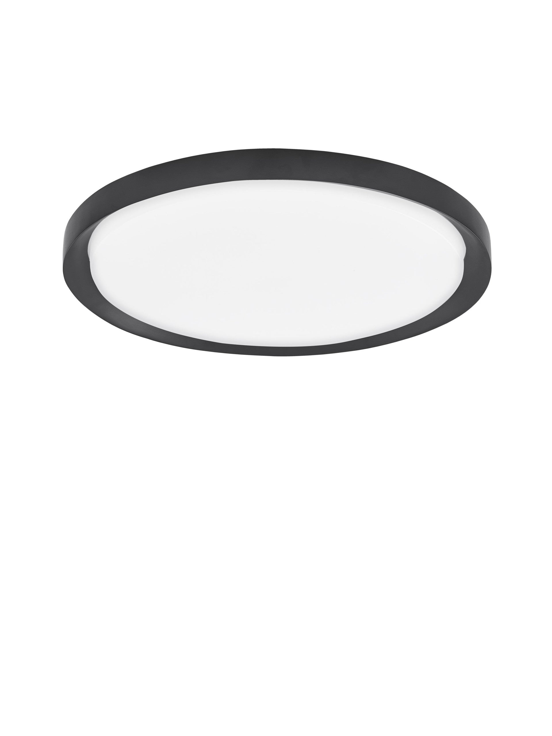 Висяща лампа TROY 50W LED, черен мат метал, акрил ⌀56 H7.5см