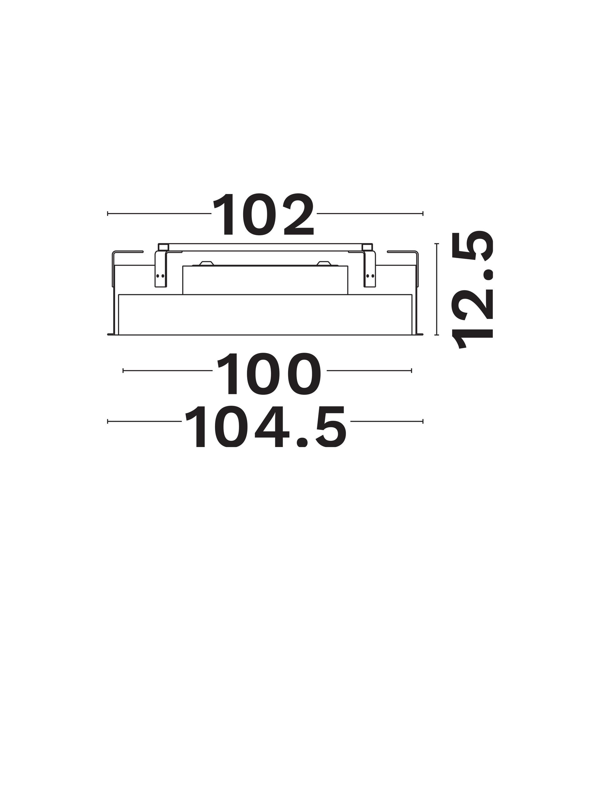 Вградено осветително тяло PERFECT LED 120W 2700-6000K Sandy White алуминий