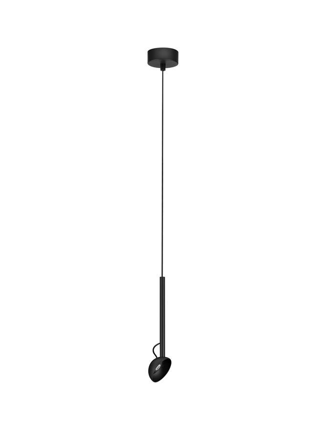 Висящо осветително тяло (пендел) OLA LED 4W Пясъчно черен ⌀8 H145см