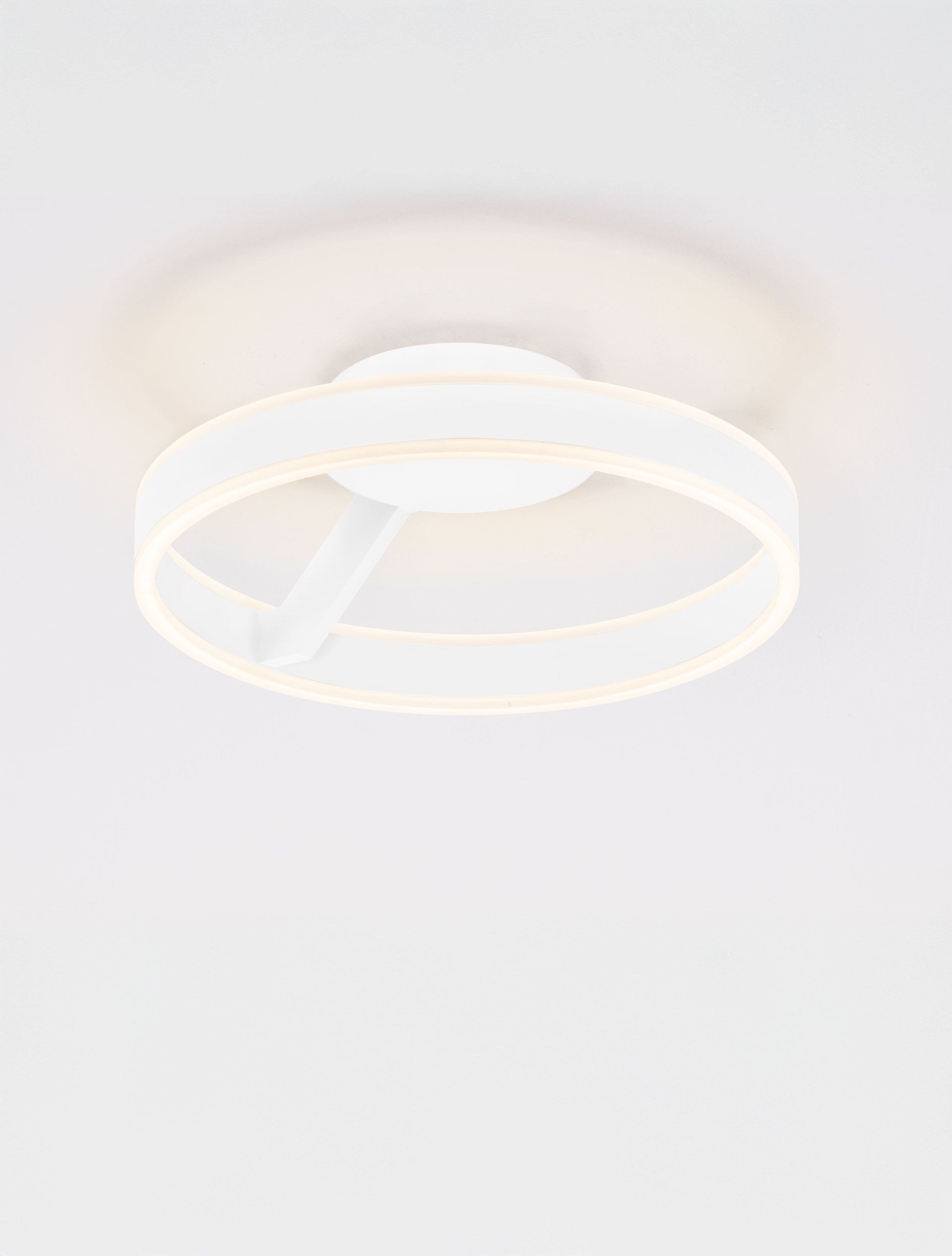 Висящо осветително тяло (пендел) BIANCO 28W LED Пясъчно бял алуминий и акрил ⌀40