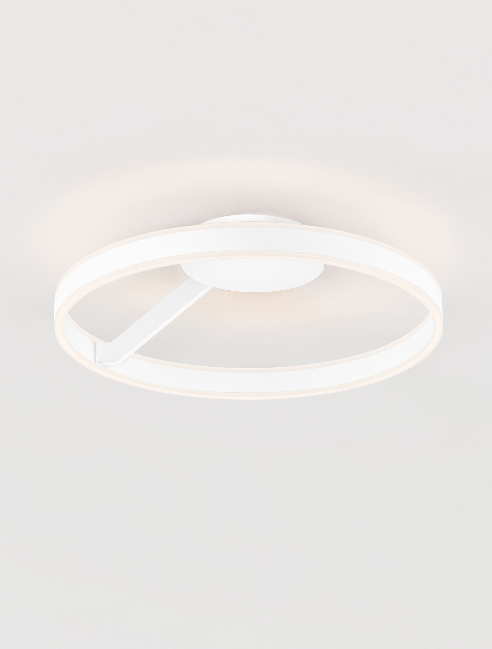 Висящо осветително тяло (пендел) BIANCO 40W LED Пясъчно бял алуминий и акрил ⌀60