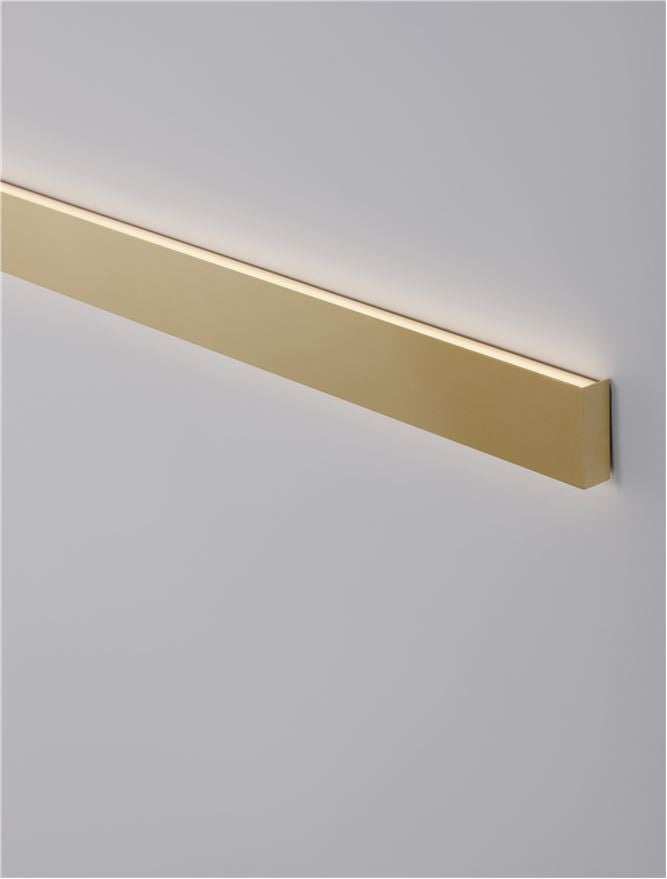 Висящо осветително тяло (пендел) SELINE 36W Златист алуминий IP44